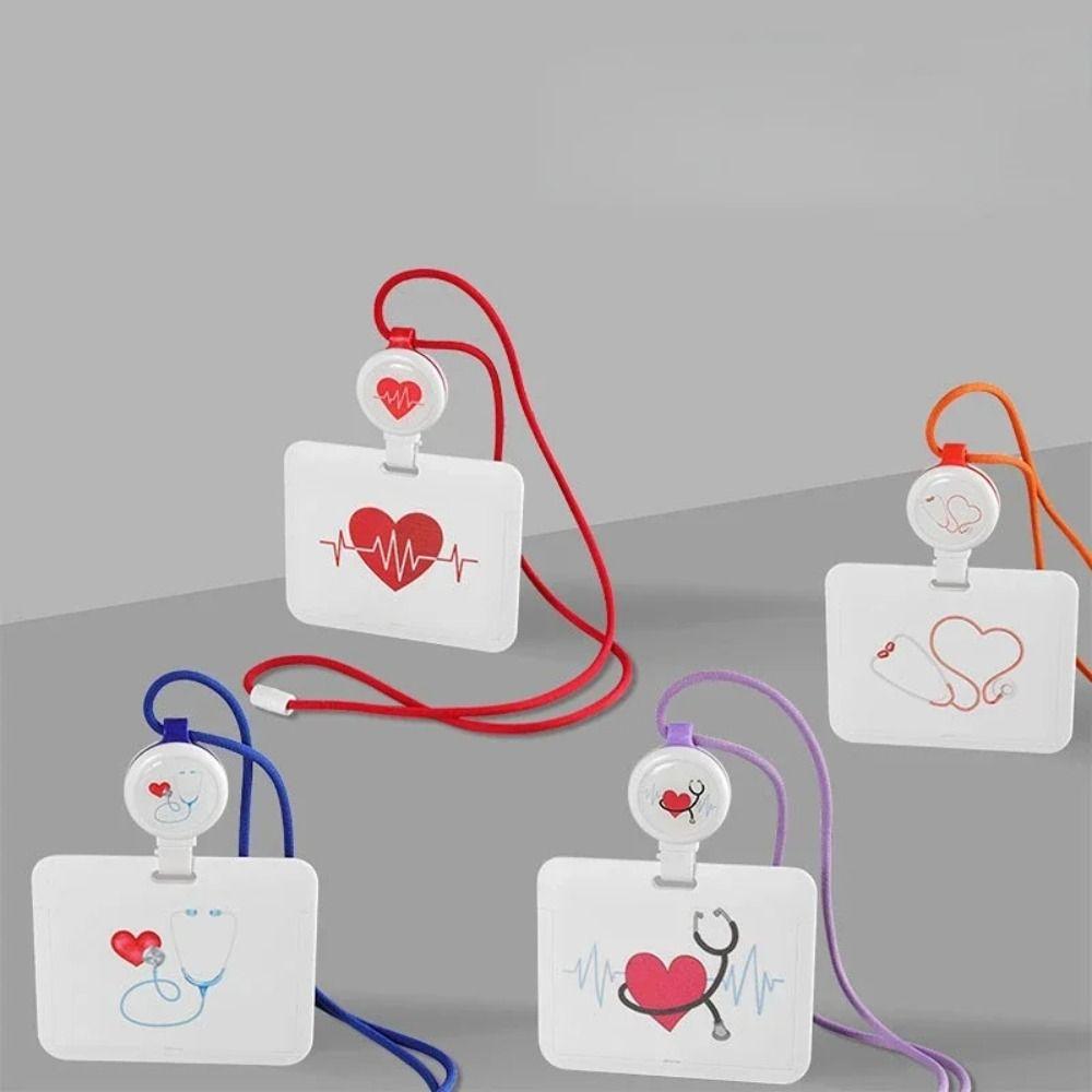 

Масштабируемость, рукав для печатных карточек, АБС-пластик, набор подвесных веревок, креативный держатель для карточек для медсестры и врача