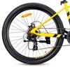 Rower Górski 26 Cali Mtb Shimano 7 Biegów Amortyzator Tarczowe Stopka Verdant Calix Czarny Żółty