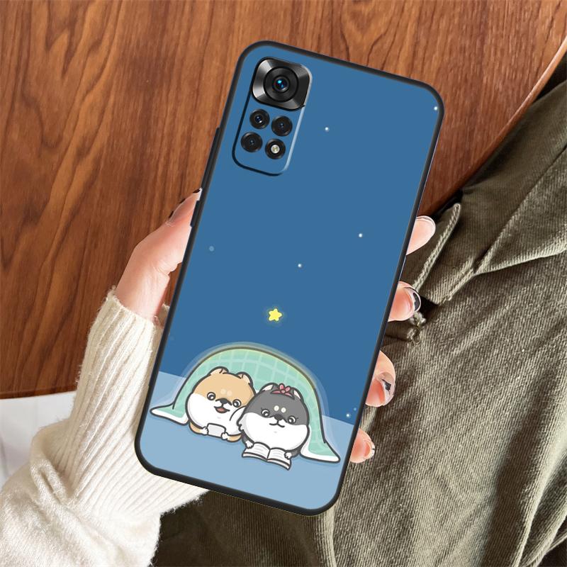 Animal Shiba Inu Case For Xiaomi Redmi Note 14 Pro 13 12 11 10 15 Pro Plus Redmi 15 C 13 10C 12C 13C 14C Cover