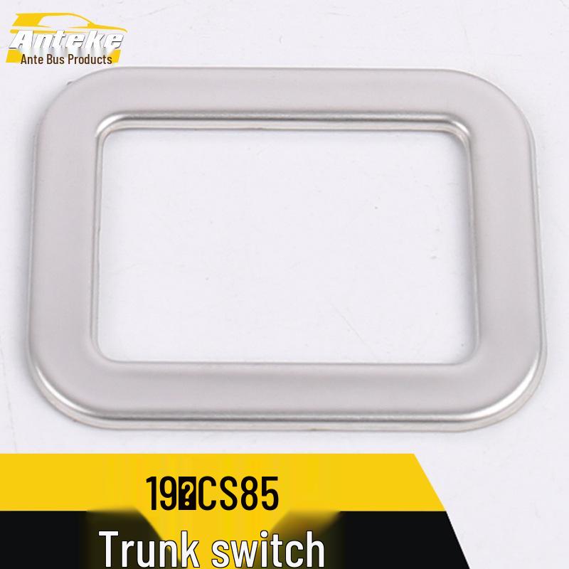 CS85 Trunk Switch Bright Ring & Tailgate Button Trim Sticker