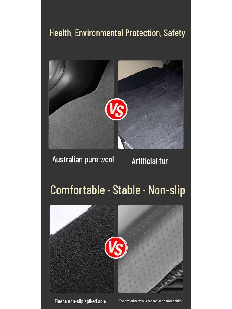 Ideal Mega Home & Car Floor Mats - Australian Wool Interior Carpet for Decoration & Protection