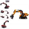 Premium 187 Alloy Diecast Excavator Toys With Classic Engineering Design