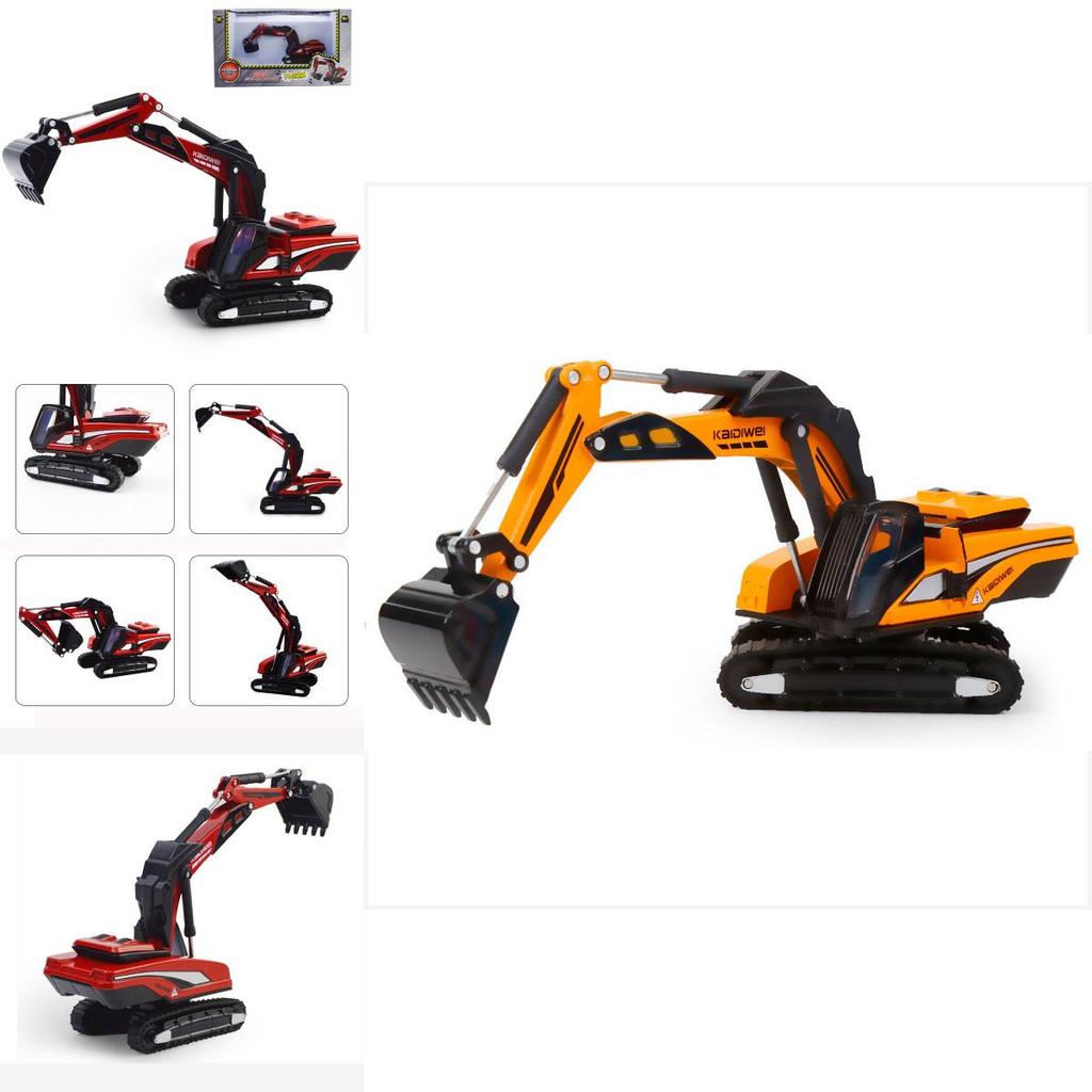 Premium 187 Alloy Diecast Excavator Toys With Classic Engineering Design