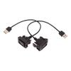 Araba Göğüs Torpidosu Gömme Montaj Usb Panel Uzatma Kablosu Adaptör Soketi Vigo Rav4 Toyota Vios Levin İçin