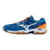 Mizuno Smash L04 Shock Absorbing Non-Slip Durable Breathable Low-Top Training Shoes Unisex Sneakers Blue White 71GA186001
