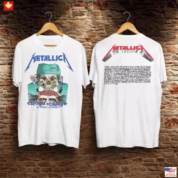 1987 Metallica Crash Course In Brain Surgery T-Shirt S