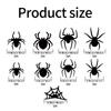 3D LED Bat Halloween Decorations for Home Spider Night Light Sticker for Garden Backyard Party Festive Party Supplies
