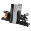 One Pair Shelf Book Ends Movie Projector Designed Resin Bookend Decoration for Study Home Office