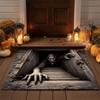 Halloween Doormat Non-Slip Home Floor Mat Scary Bathroom Carpet  Bedroom