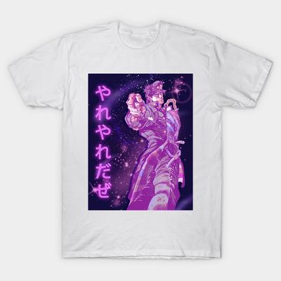 T Shirt Women Jotaro Kujo Vaporwave Crusader Harajuku Print Kawaii Tshirt Summer Short Sleeve Female T-Shirt Top Tee