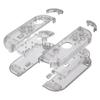 EXtremeRate Transparentes Gehäuse für Handheld-Controller, kompatibel mit Switch und Switch-Ersatzschale, kompatibel mit Switch mit vollständigem Tastensatz