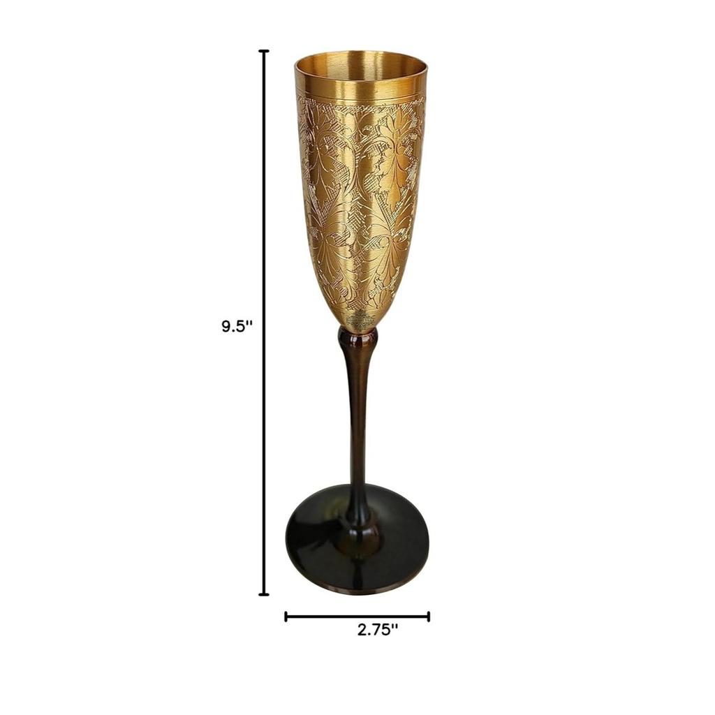 Design Flute Champagne Glass, Bareware, Bar Accessories & Tools for Bars, Catering Venues, Home, Office, Party, Hotels, Volume- 200 ML, Set of 1