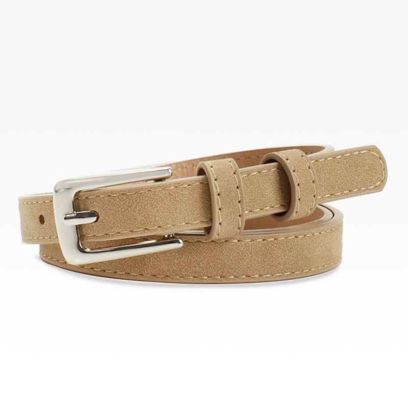 Summer Aurora Style New Fashion Simple Women's Thin Belt Decorative Jeans Dress High-end Belt Women