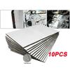 Set Of 10 Automotive Sound Insulation Mats, Aluminum Foil Backed Insulation Pads Dampening Sheets For Car Door Ceilings