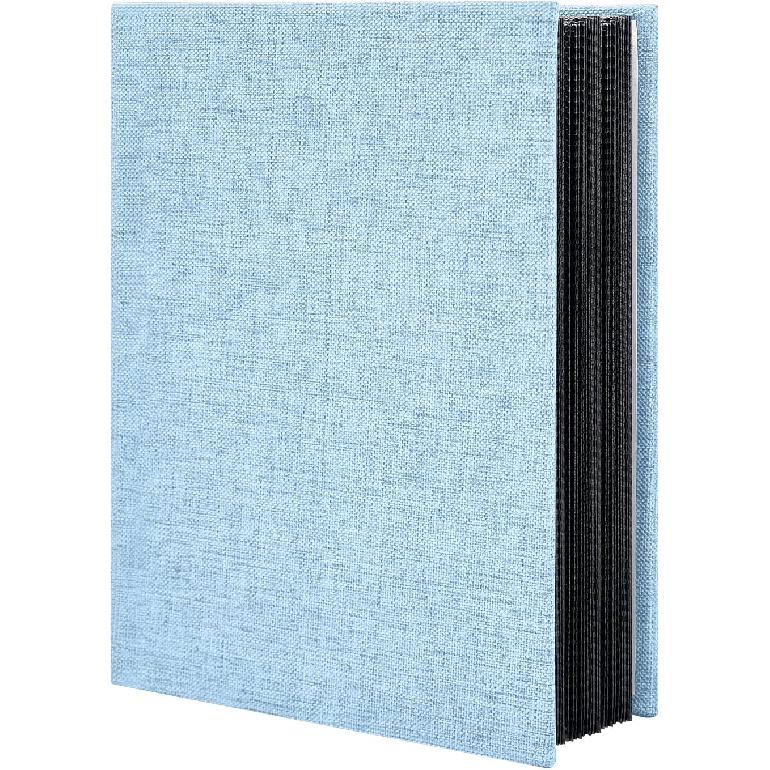 Photo Album 4x6 100 Pockets for Wedding Gifts,Linen Hardcover Picture Albums for Family Anniversary Baby Vacation Pictures