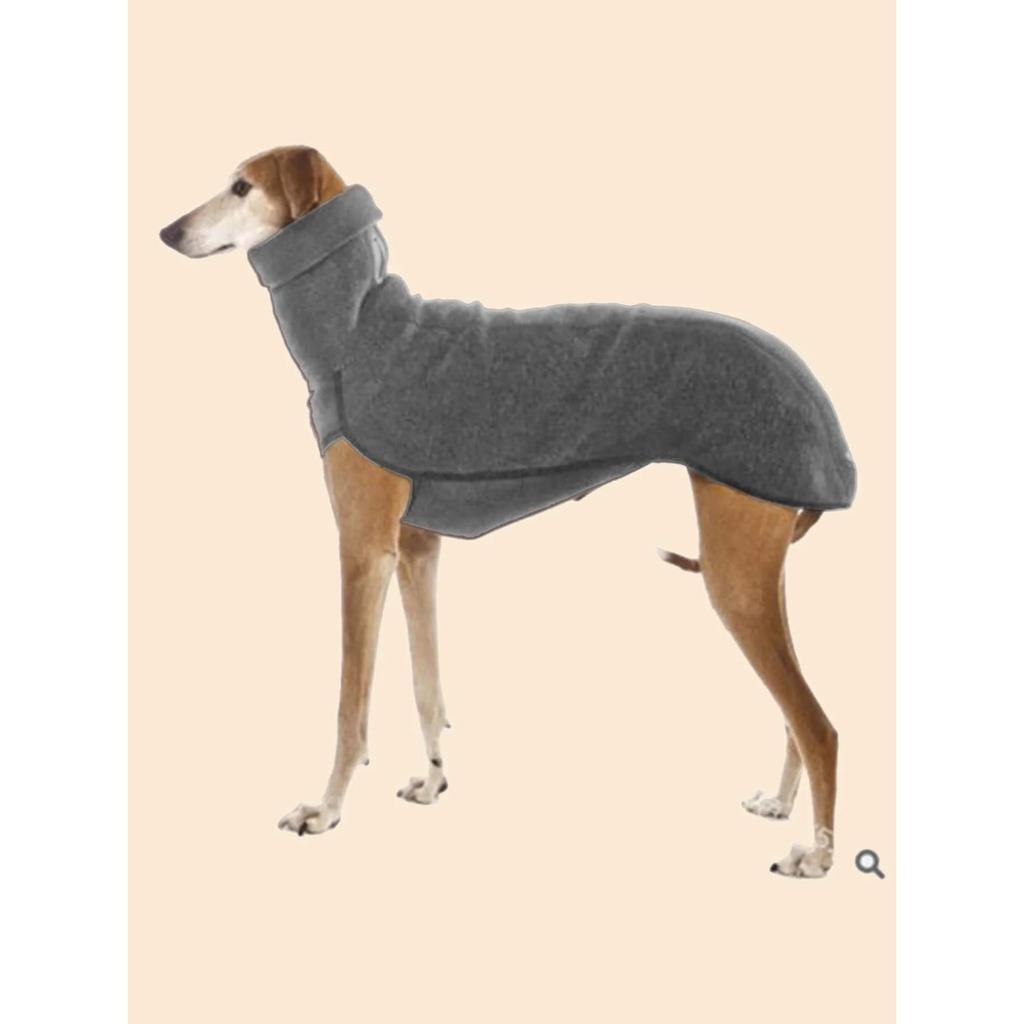 Greyhound Clothes, Dog Winter Coat Pajamas Onesies Turtleneck Stretch Greyhound Apparel Pet Clothes Coat Outfit for Medium, Lar