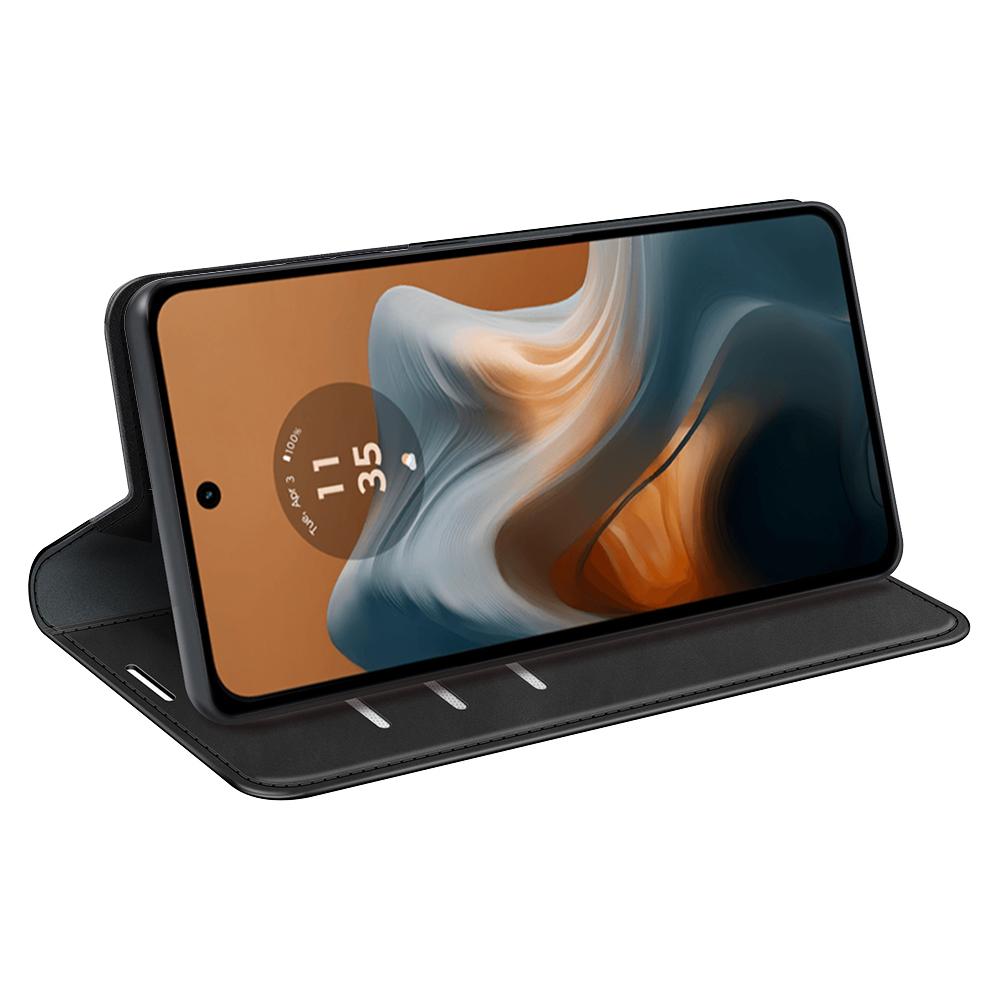 For Motorola Moto G45 5G/G34 5G Case PU Leather Stand View Magnetic Protect Phone Cover