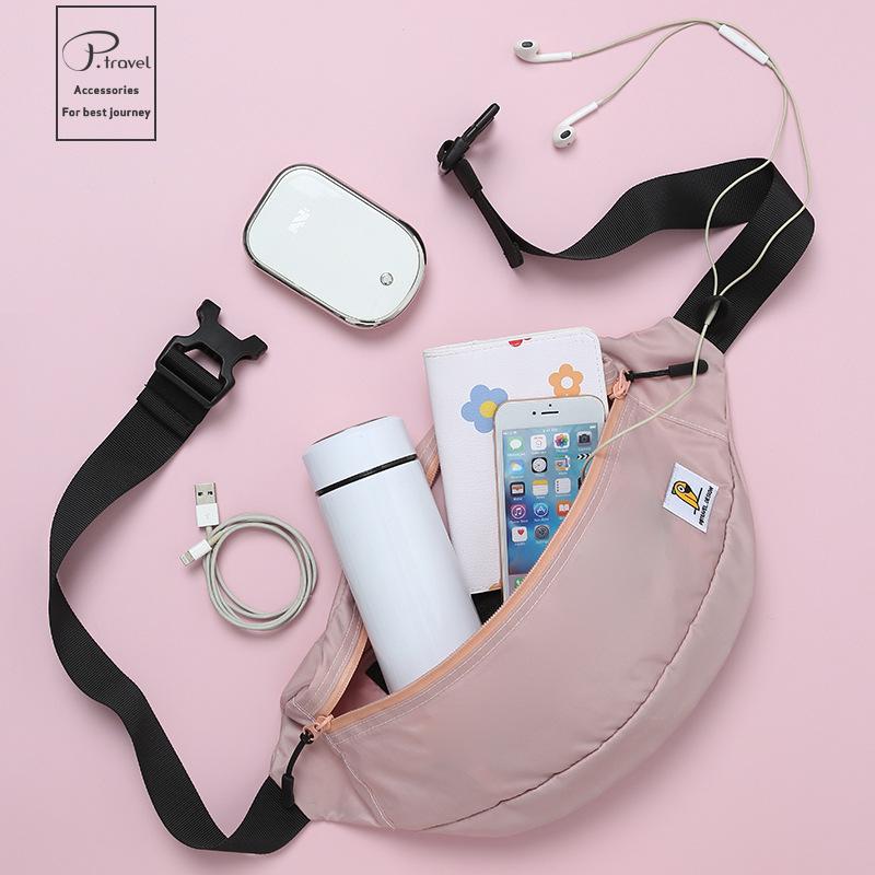 P.Travel Ultra-Light Waterproof Chest Bag - Large Capacity, Fashionable & Thin for Outdoor Spring Outings