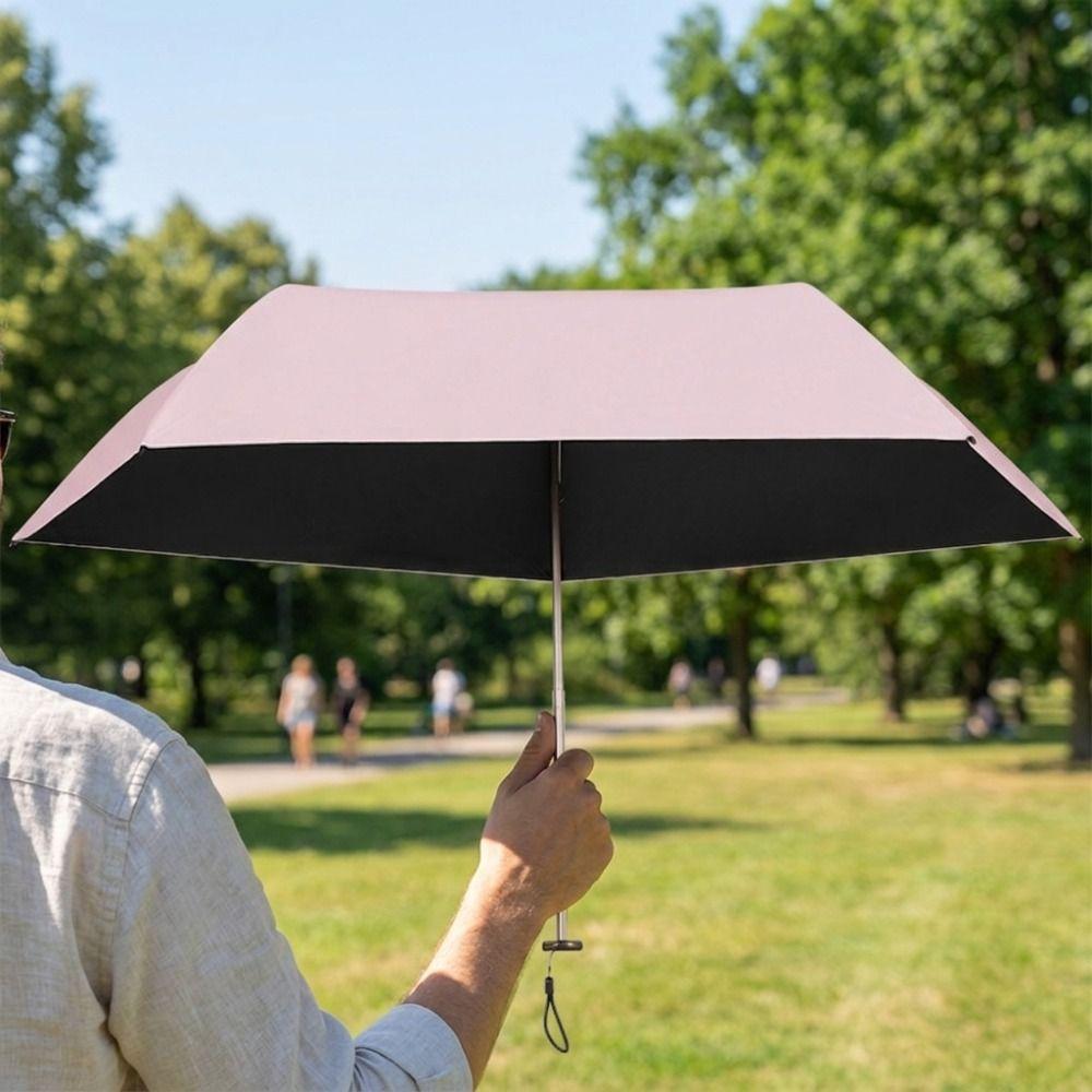 Carbon Fiber Framework Ultra-Light Sun Umbrella Folding Sun Rain Dual Use Umbrella  Summer