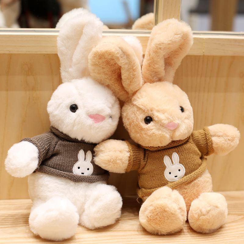 Cute Little Rabbit Doll Rabbit Doll Rabbit Plush Toy Comfort Rabbit Doll Give Girlfriend Birthday Gift