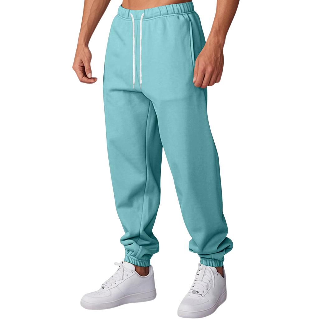 Men's Relaxed-Fit Casual Sweatpants With Stretch Waistband And Drawstring
