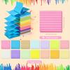 600 Sheets Pop Up Sticky Notes, Self Stick Memo Pads Bright Color Adhesive Notes 3x3 Refills and Pop Up Sticky, 50 Sheets/Pad