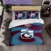 Biancheria da letto a tema Trabzonspor FC Set 3 Pezzi Copripiumino Biancheria da letto Decorativa per Camera Adolescenti Decorazione Casa