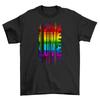 Pride_19 Love T-Shirt Mens Womens Tees Top - Spread Love and Laughter! Funny Pride T-Shirt Mens Womens Tees Top, Unisex Prin