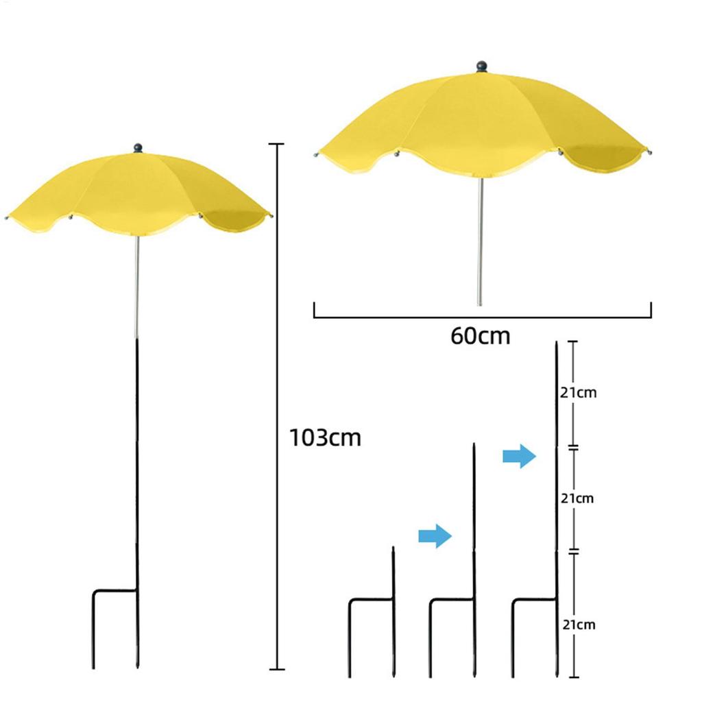 New Plant Shade Umbrella Weatherproof Sun Shade Cloth Outdoor Plant Flowers Potted Sun Protection Garden Supplies