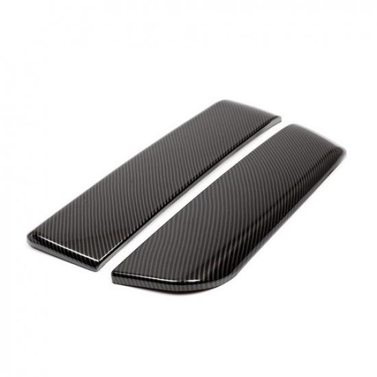 2x ABS Carbon Fiber Console Armrest Box Cover For BMW 5 Series G30 G38 2018
