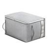 S/M/L 1pc gray clothes storage bag quilt storage bag wardrobe clothes sorting bag with window storage bag waterproof storage bag