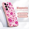 Colorful Skeleton Pattern Case For Samsung S26 Edge S25 FE S24 Plus S23 S22 Ultra A15 A16 A17 A35 A36 A37 A54 A55 A56 A57 5G Magnetic Matte Cover