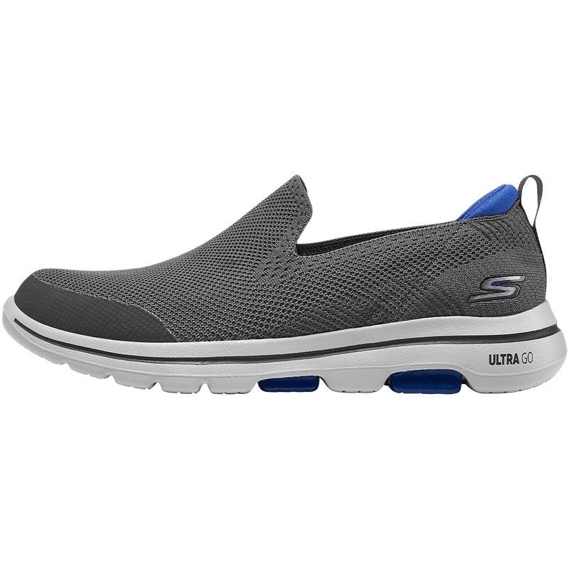 Skechers Men's Breathable Mesh Slip-On Walking Shoes