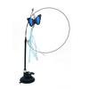 Plastic Sucker Wire Cat Teaser Stick With Suction Cup Cat Playing Teaser Wand Toy  Relieve Boredom