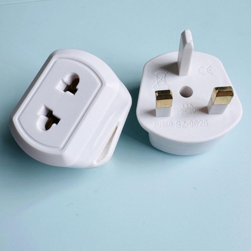 Space-saving UK Travel Power Converting Device Fits for Multiple Devices Long-Sustaineds ABS Housing Ideal Business-oriented Trips