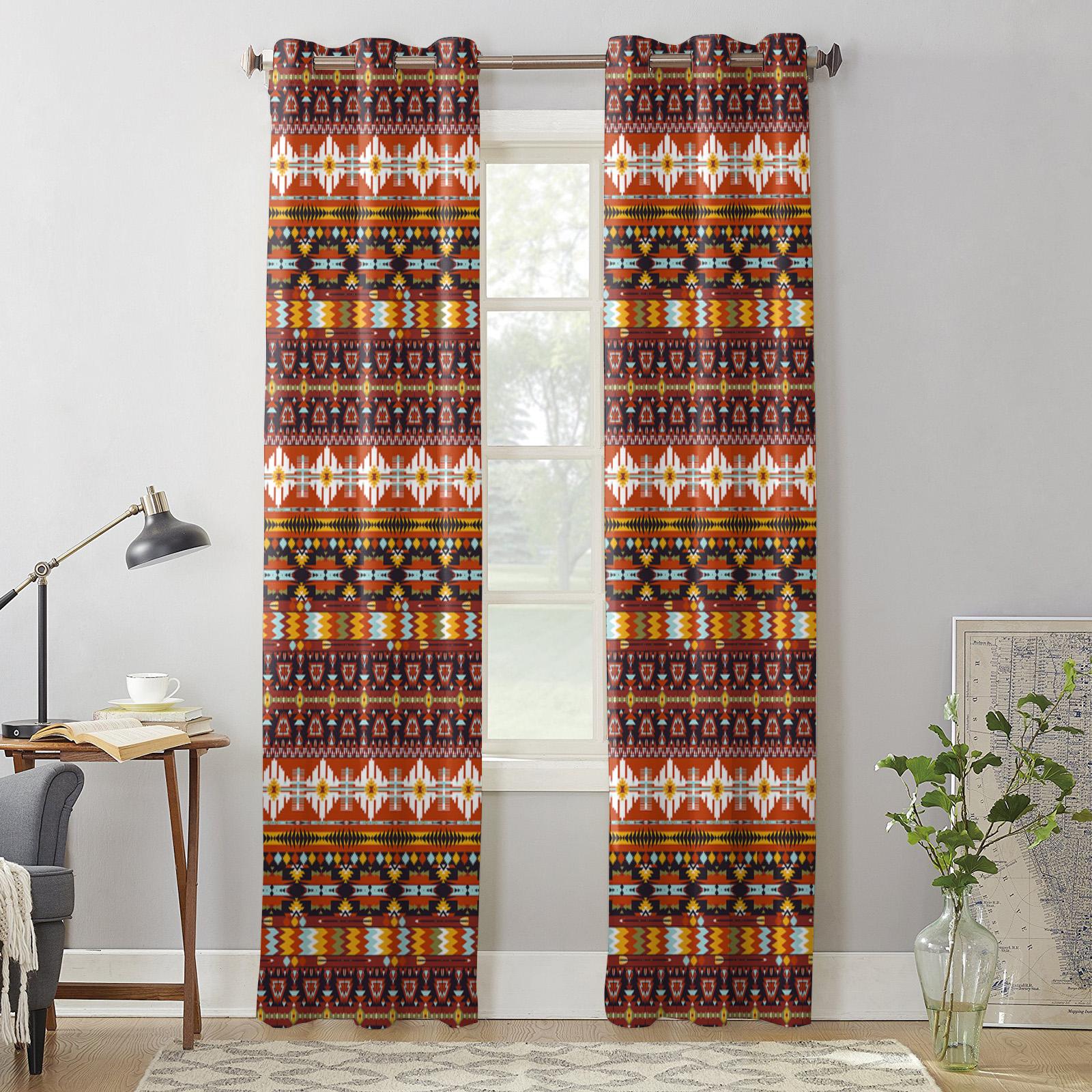 Тотем Треугольная оконная занавеска в современном европейском стиле — фото 4