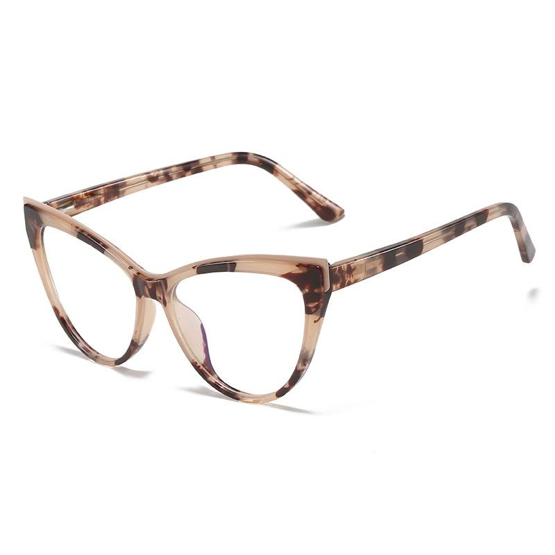 

Оправа очков Tr90 «кошачий глаз» с плоским зеркалом, простая оправа очков с защитой от синего света, линзы можно сочетать с оправой очков для близорукости