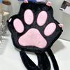 JK Cartoon Schoolbags Japanese Style Sweet Students Bags Portable Cat Paw Backpack  Outdoor