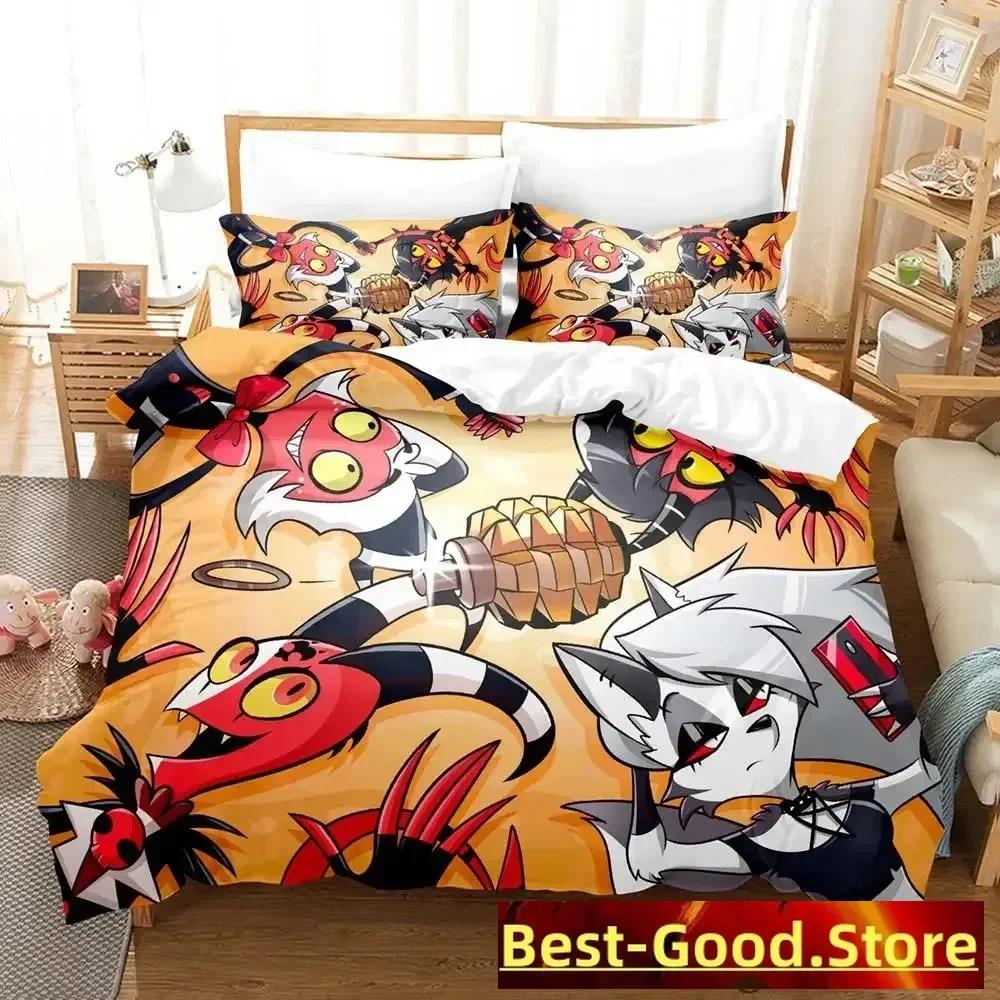 Moxxie Boss Bedding Set Printed Bed Set With Pillowcase Bed Duvet Cover Soft Single Double Queen Super King Size Bedroom