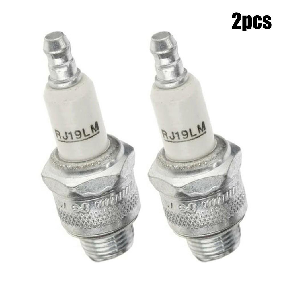 2x Spark Plugs For Bosch WR11EO For 29010007 29010008 Lawn Mower Parts