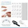 15/26Pcs Transparent Ring Size Adjusters Invisible Design Ring Spacers  Women Men