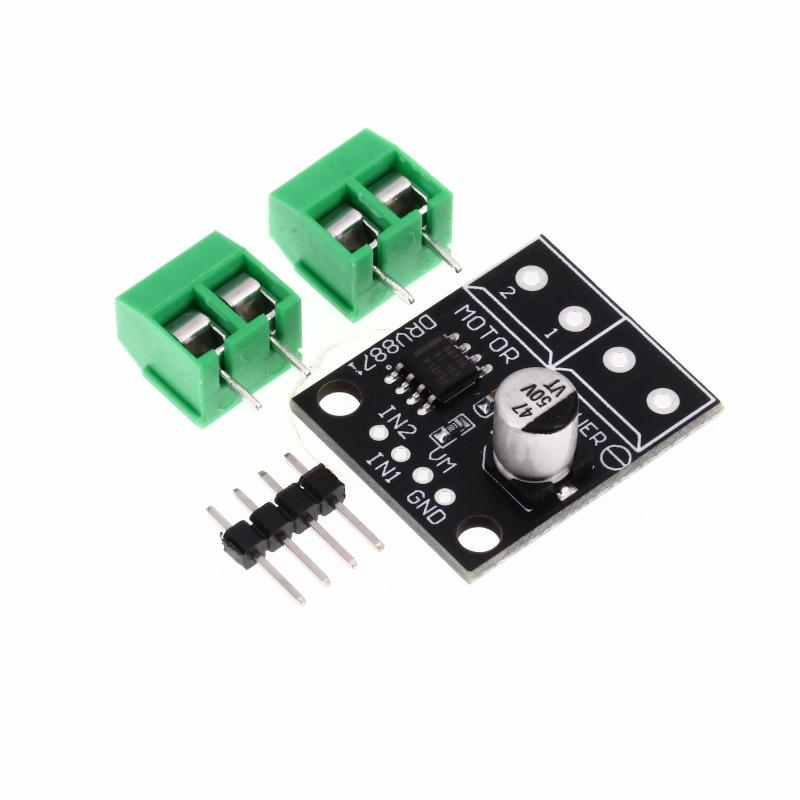 2/1Sets Drv8871 H-Bridge Brushed Dc Motor Driver Breakout Board Pwm Control 3.6A Max Internal Current Sense 6.5V To 45V