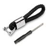 1pc Porte-clés en métal Porte-clés Lanière pour clés Emblème de voiture Style pour Toyota TRD GR Corolla Auris Yaris Rav4 CHR Camry40 Prius
