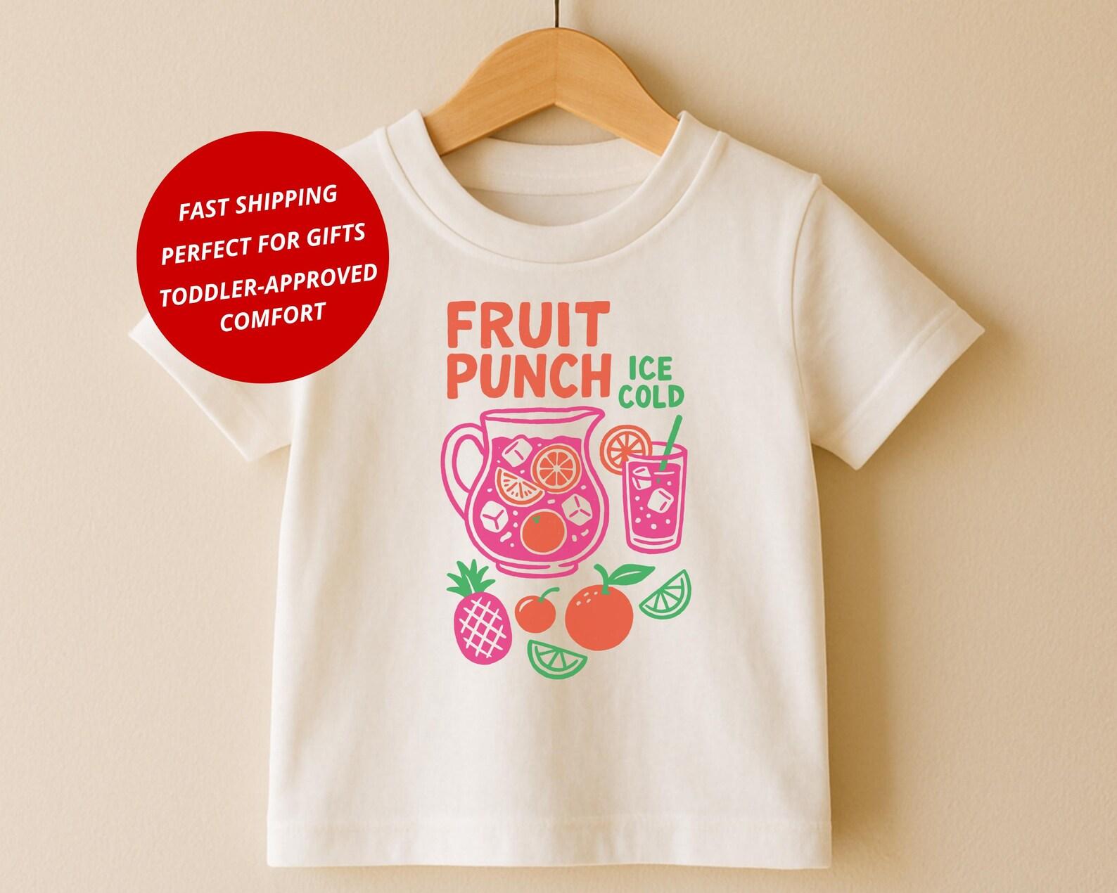 Fruit Punch Toddler Tee: Fun Foodie Shirt, Bella + Canvas 130