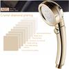 Handheld Shower Head Universal Removable Water Saving Shower Head with 3 Modes