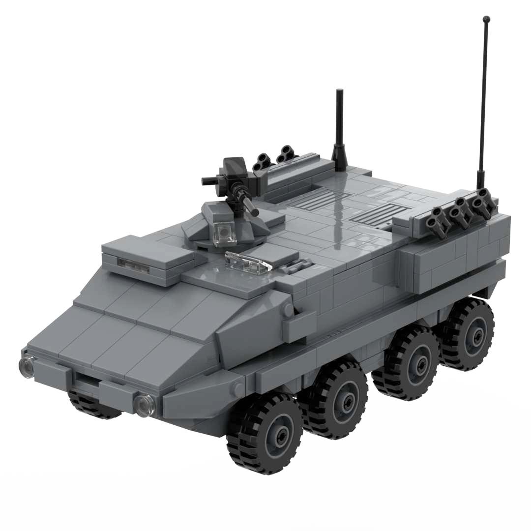 US Army LAV-25 Stryker & Bradley Bouwstenen - Duitse Boxer Gepantserde Transportwagen Militair Model