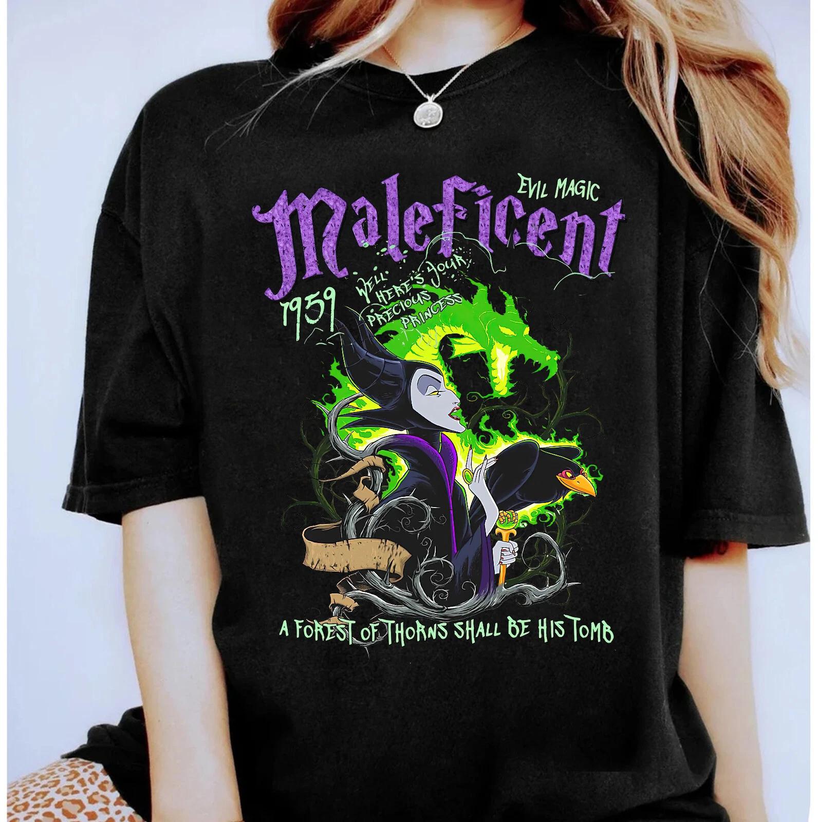 Retro Maleficent Graffiti, Sleeping Beauty Unisex Adult Kid Shirt XL
