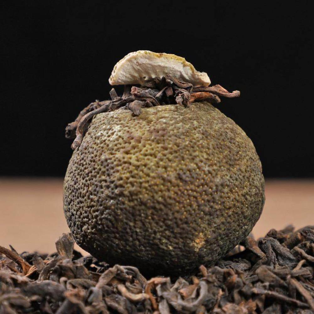 Kleiner grüner Mandarin Pu'er Reifer Tee Orangenschale Zitrus 250g Flasche