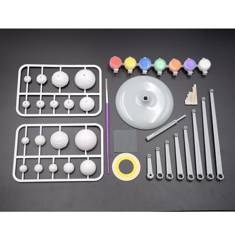 Handmade Solar System Model Toy for Primary Students: Eight Planets Celestial Instrument