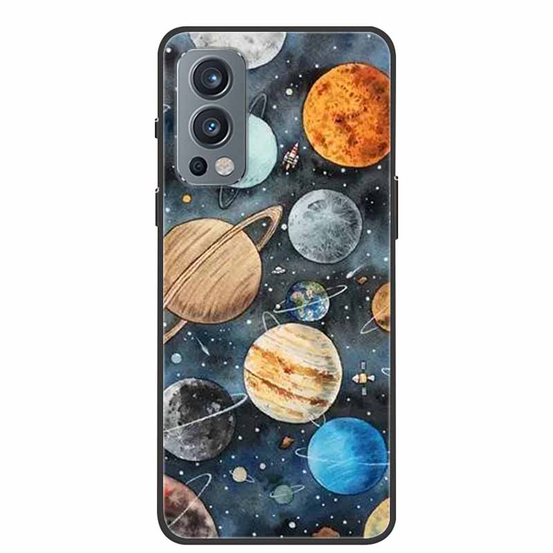 Black Silicone Case For OnePlus Nord 2 5G Phone Case Cover Soft Funda For One Plus OnePlus Nord 2 Back Cover Case 1+Nord 2 Nord2